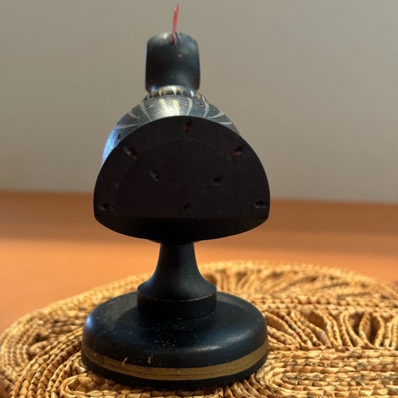 Vintage MCM Wood Chicken Toothpick Holder Woodpecker Woodware Japan - Picture 4 of 6